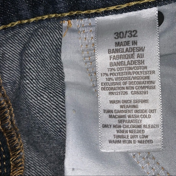 Men’s 30/32 AEROPOSTALE SKINNY Dark Denim Button Fly Jeans W30 x L32 Excellent - Picture 12 of 12